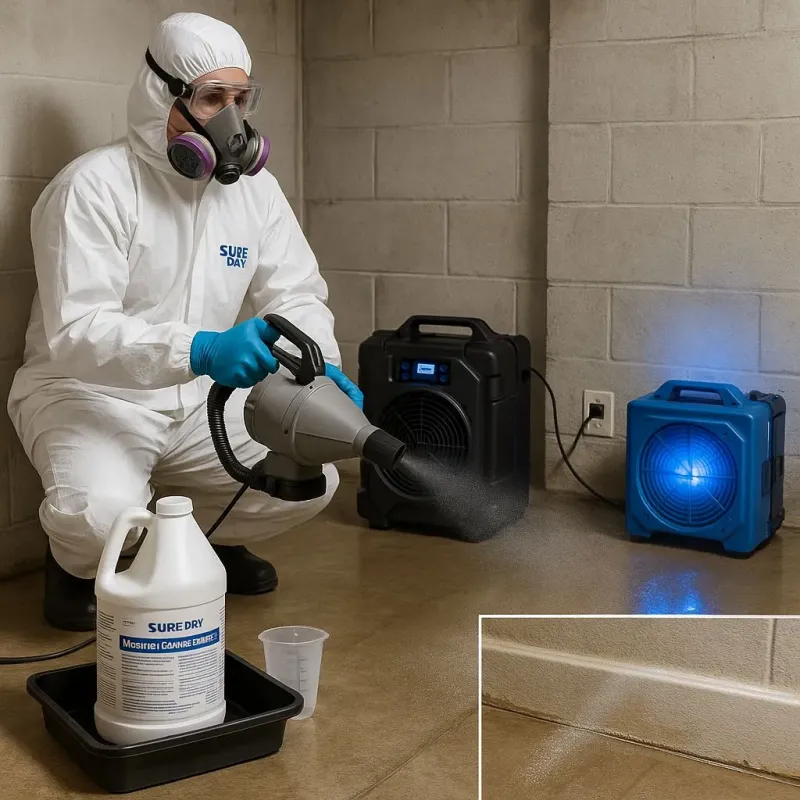 Sanitization and Odor Removal process in Davisboro, GA